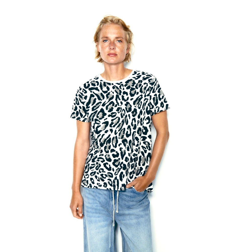 ZARA BASIC ASYMMETRIC HEM T-SHIRT.NEW WITH TAGS SIZES S/M/L/XL